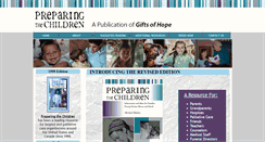 Desktop Screenshot of preparingthechildren.net